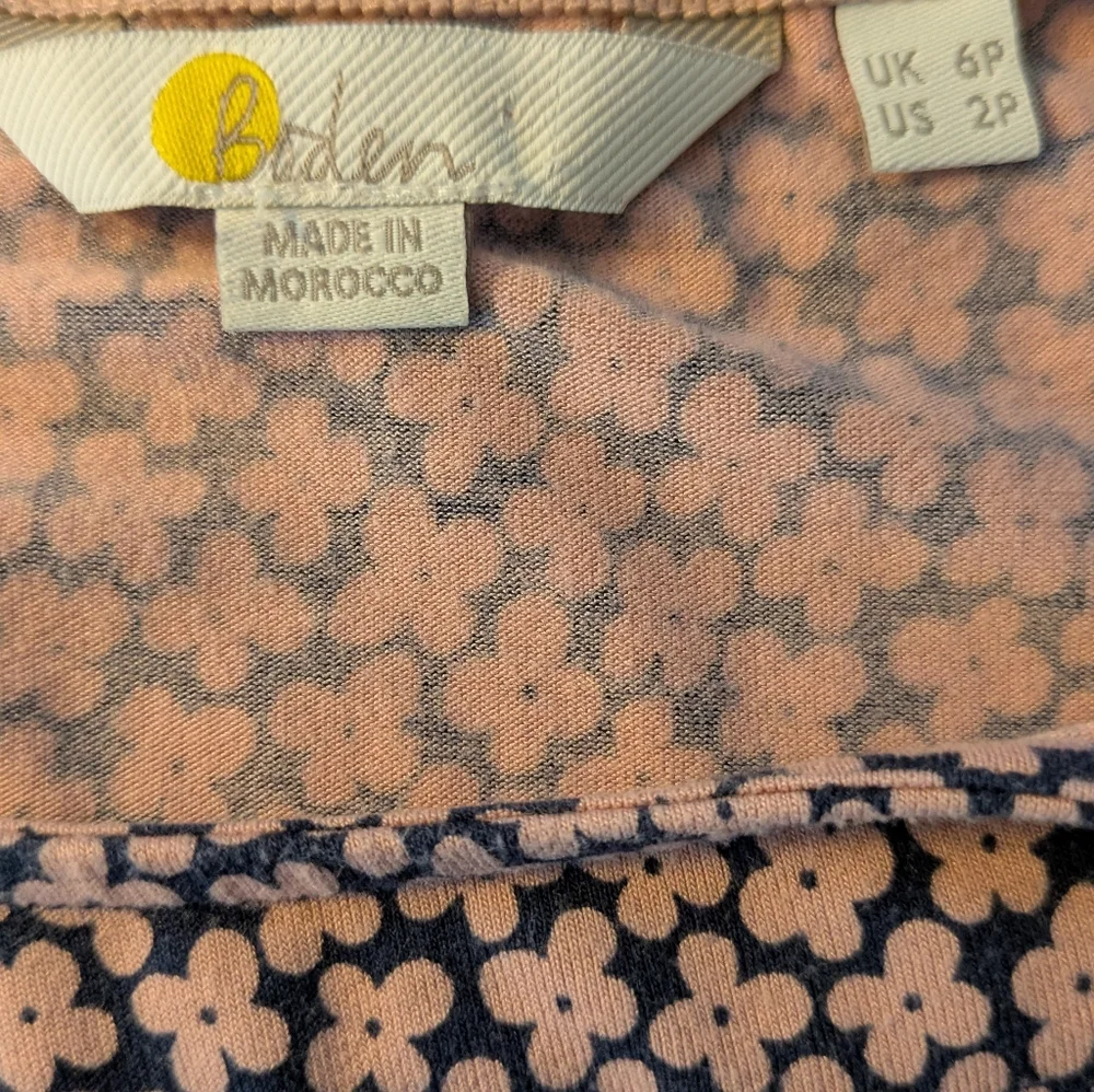 Boden Daisy Print Amelie Jersey Dress, Small Petite - Picture 10 of 10